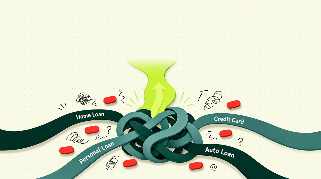 Debt Consolidation in India: How to Merge Multiple Loans and Cut Your EMIs in Half
