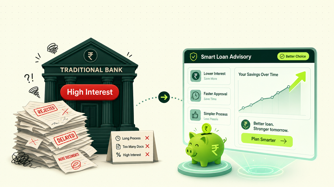 Loan Advisory Platform vs Bank: Which Saves You More Money in India?