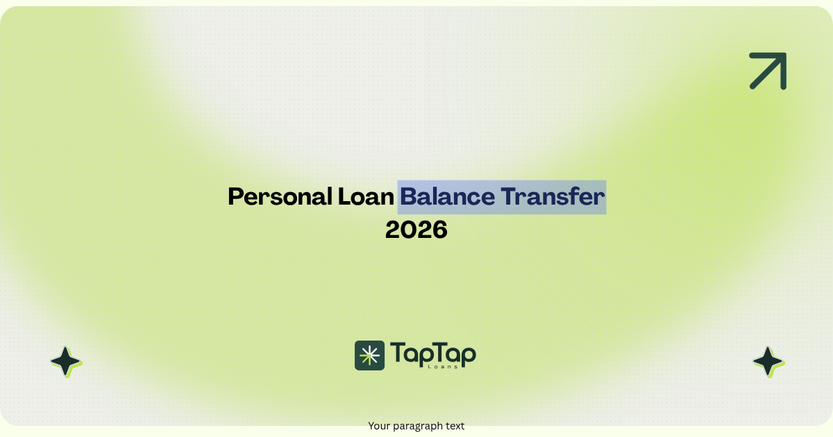 Personal loan balance transfer savings calculation in India