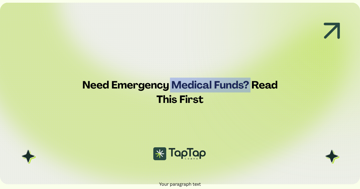 Personal loan for medical emergency in India with instant approval and fast hospital funding options