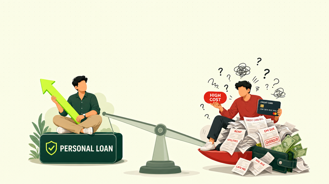 Personal Loan vs. Credit Card in India: Which Is Actually Cheaper for Large Expenses?