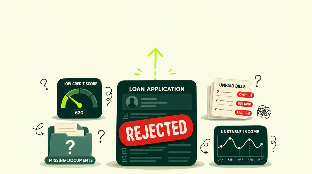 Why Personal Loan Applications Get Rejected in India: 8 Real Reasons and How to Fix Them