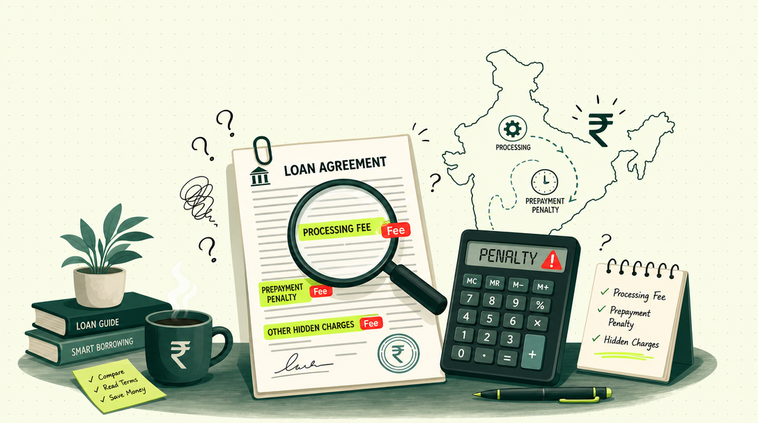 Personal Loan Hidden Charges in India: Processing Fees, Prepayment Penalties and the True Cost