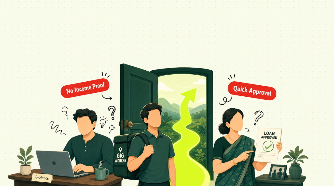 Personal Loan Without Income Proof in India: 5 Real Paths for Freelancers, Gig Workers & Housewives