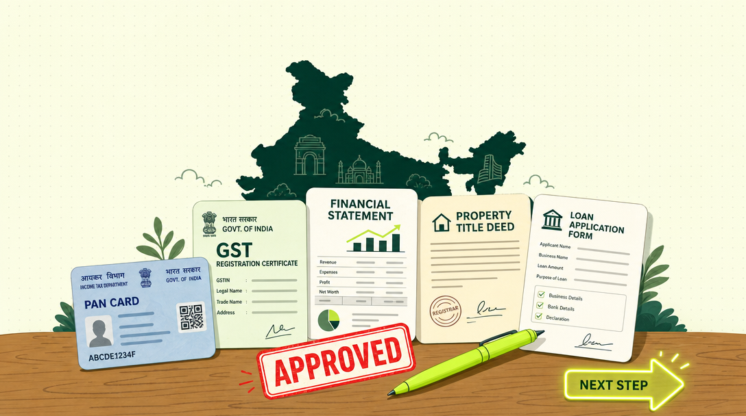 Documents Required for Commercial Loan Approval in India