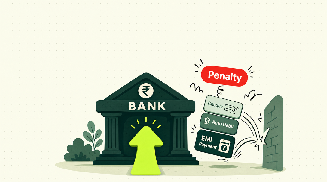 EMI Bounce Charges: Bank-wise Penalty Explained (2026)