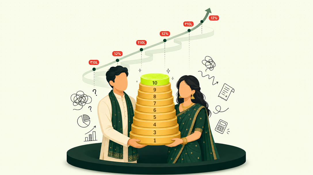 Marriage Loan in India: What ₹10 Lakh Borrowed at 12% Actually Costs You Over 10 Years