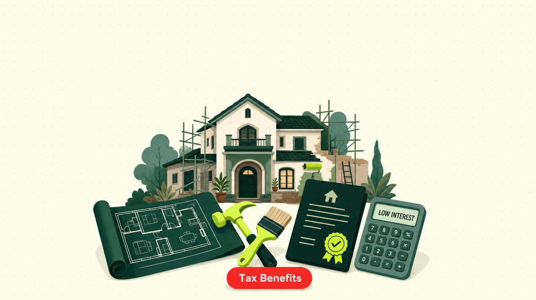 Personal Loan for Home Renovation in India: Best Rates, Eligibility and Tax Benefits