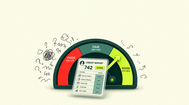 credit score in India explained with CIBIL score range
