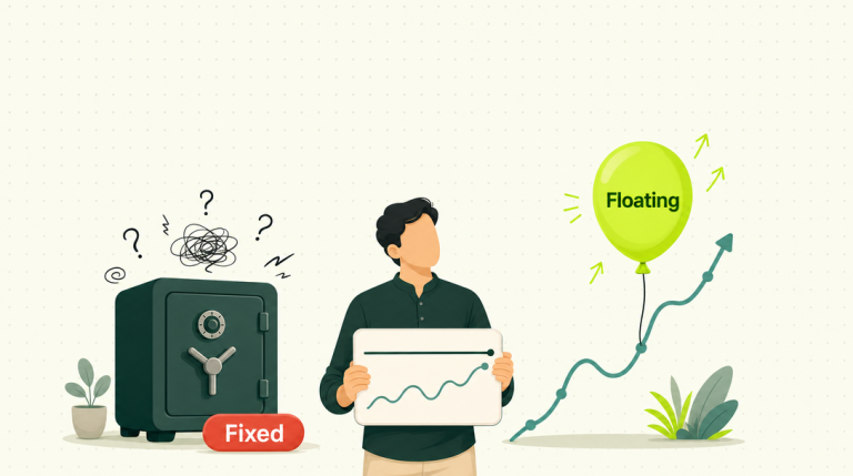 Fixed vs floating interest rate comparison for home and personal loans