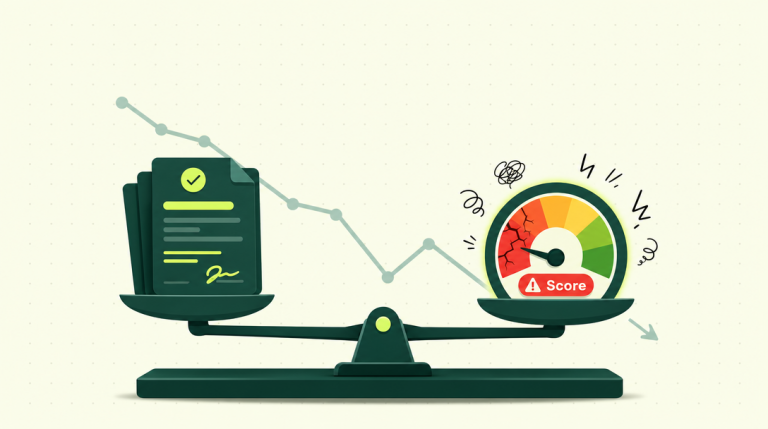 Loan settlement vs debt consolidation comparison showing credit impact