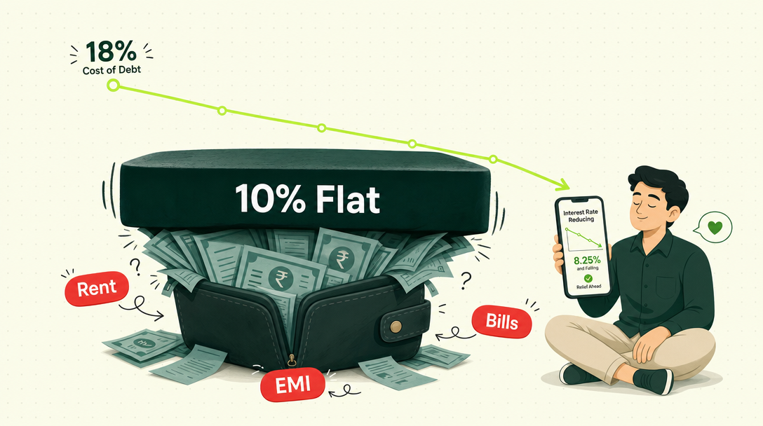 Flat vs. Reducing Interest Rate: Why 10% Flat Can Cost You 18%