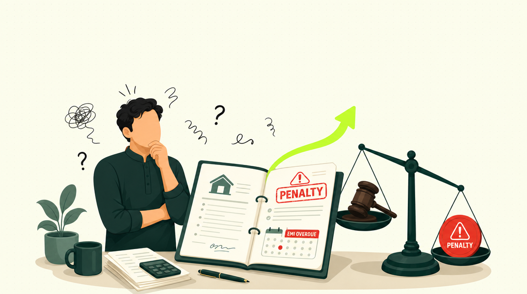 Penalty Charges on Loans: What Lenders Can Charge When You Miss an EMI (RBI Rules 2026)